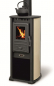 Preview: EEK A+ Kaminofen BERNA LUX G 4.0 creme mit 5,9 kW